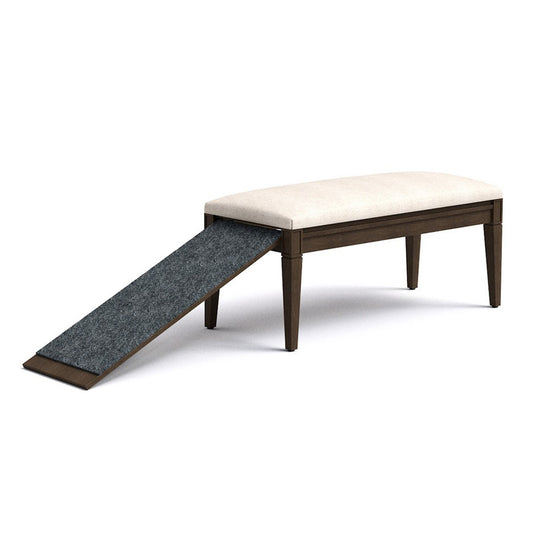 Barkley™ Pet Ramp Bench - Black Walnut