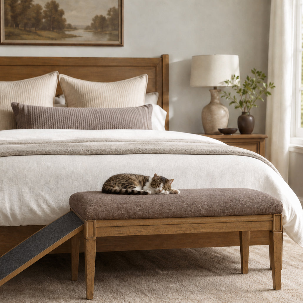 Barkley™ Pet Ramp Bench - Harvest Brown