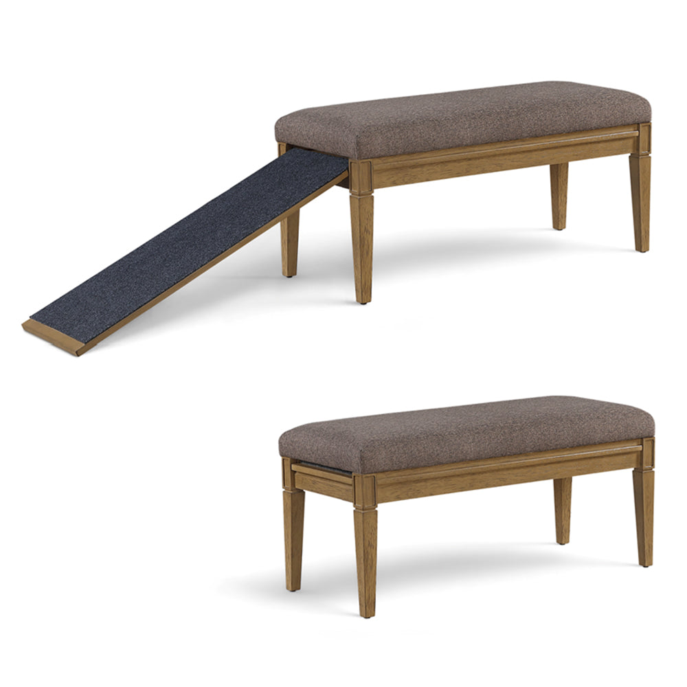 Barkley™ Pet Ramp Bench - Harvest Brown